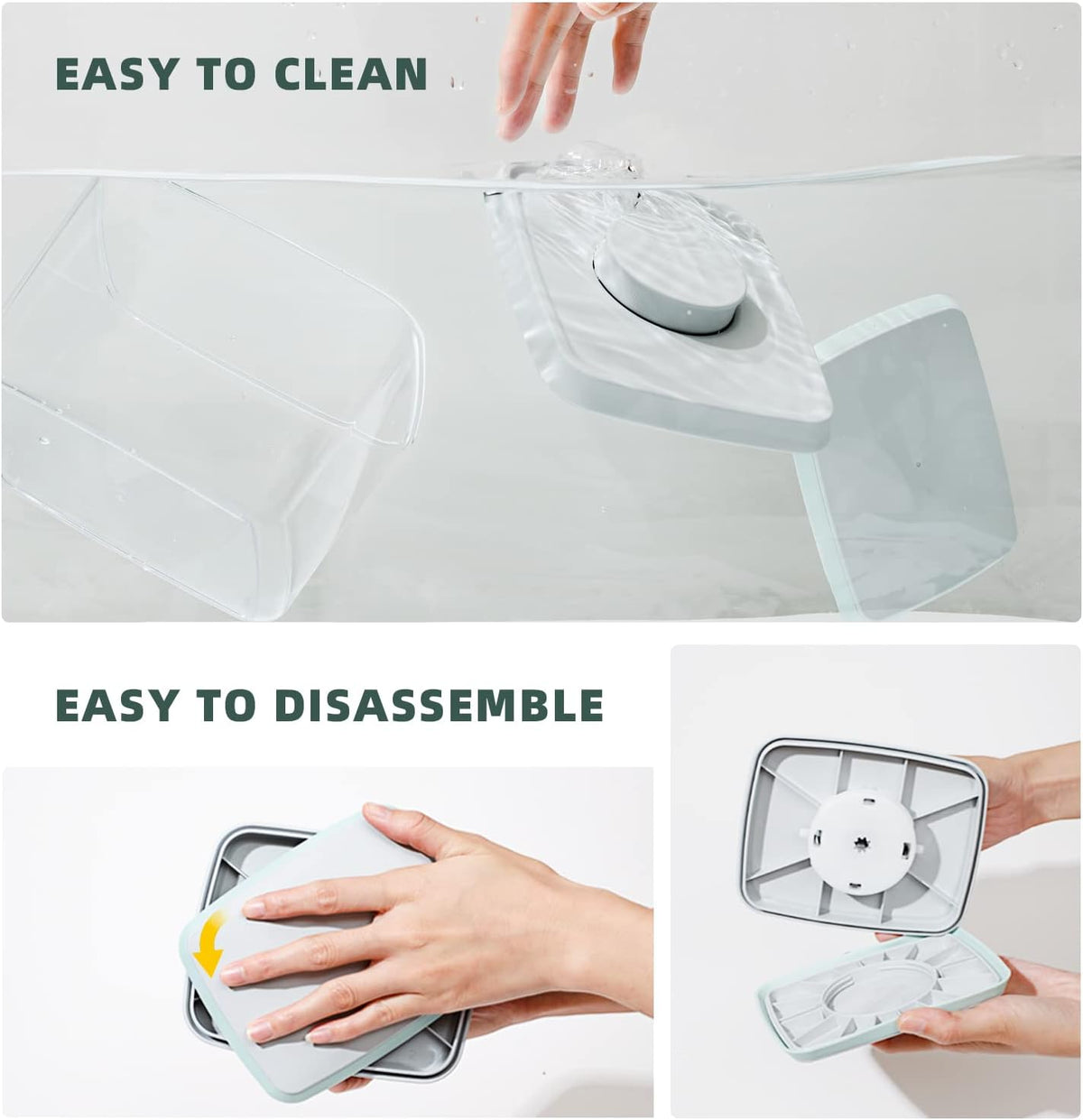 Airtight Food Storage Containers, 3.5/2.1/1.3 Qt, 3-Piece Set